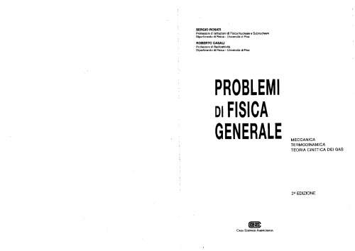 Problemi di fisica generale. Meccanica, termodinamica, teoria cinetica dei gas