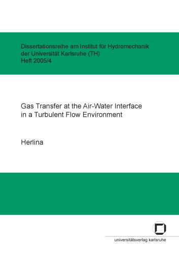 Gas transfer at the air-water interface in a turbulent flow environment