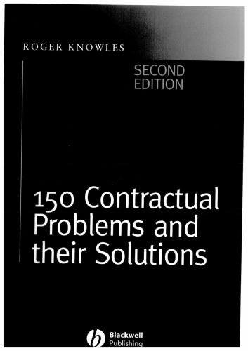 150 Contractual Problems and Their Solutions