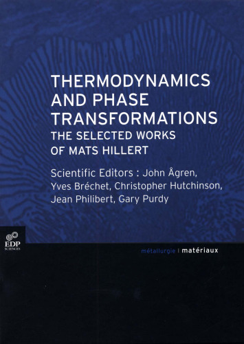 Thermodynamics and Phase Transformations