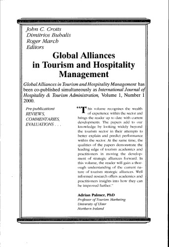 Global Alliances in Tourism and Hospitality Management