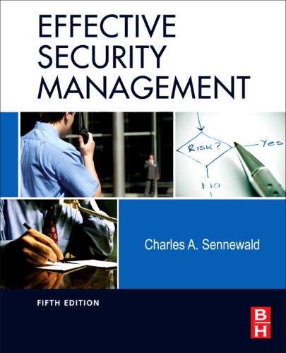 Effective Security Management, 5th Edition