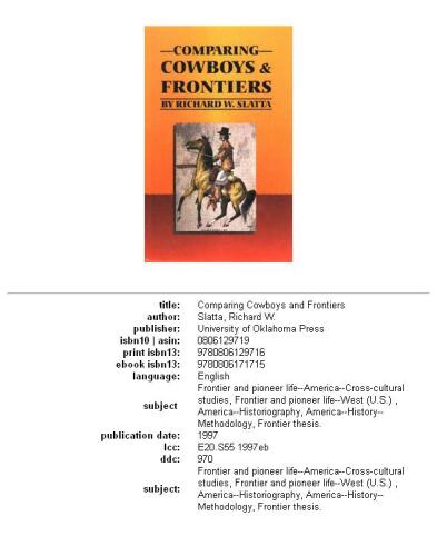 Comparing Cowboys and Frontiers