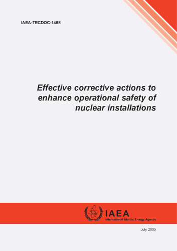 Effective Corrective Actions to Enhance Operational Safety of Nuclear Installations