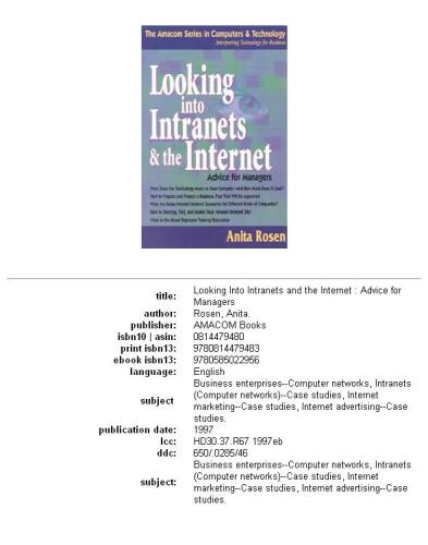 Looking Into Intranets & the Internet