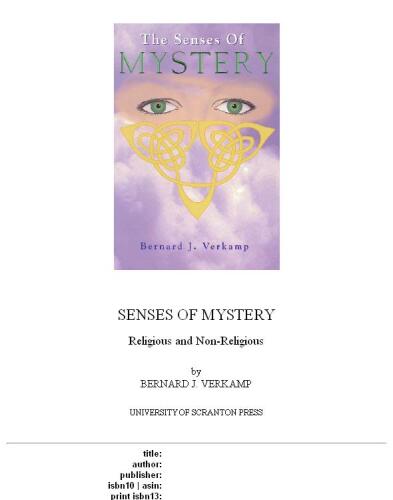 Senses of Mystery