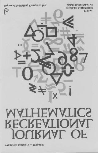 Journal of Recreational Mathematics 1999-2000