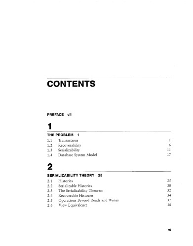 Concurrency Control and Recovery in Database Systems