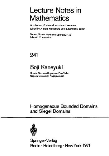 Homogeneous Bounded Domains and Siegel Domains