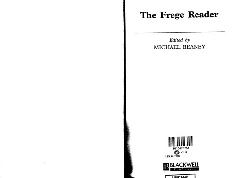 Frege Reader (Blackwell Readers)