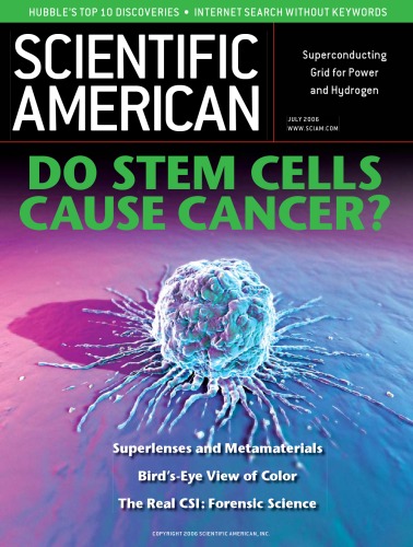 [Magazine] Scientific American. Vol. 295. No 1