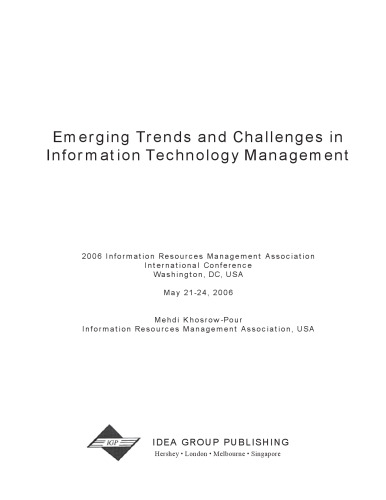 Emerging trends and challenges in information technology management