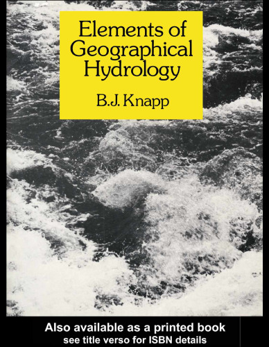 Elements of Geographical Hydrology