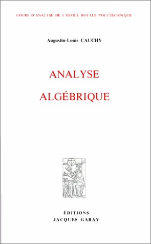 Analyse algébrique