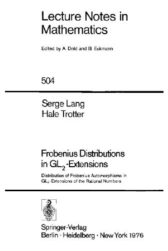 Frobenius Distributions in GL-Two Extensions