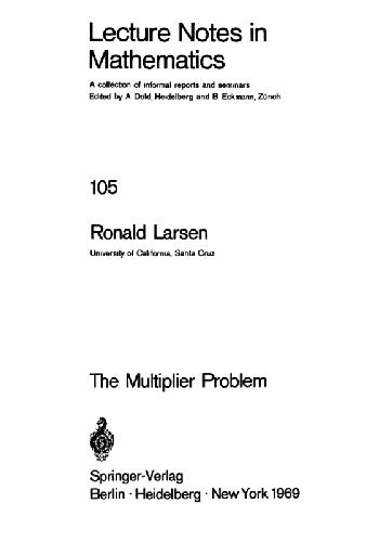 The Multiplier Problem