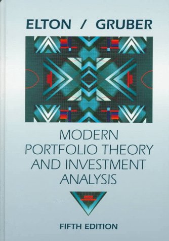 Modern Portfolio Theory and Investment Analysis