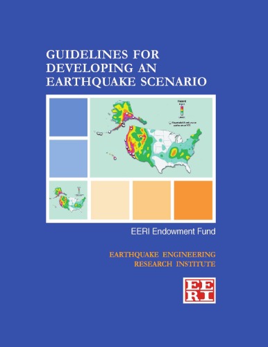 Guidelines For Developing An Earthquake Scenario