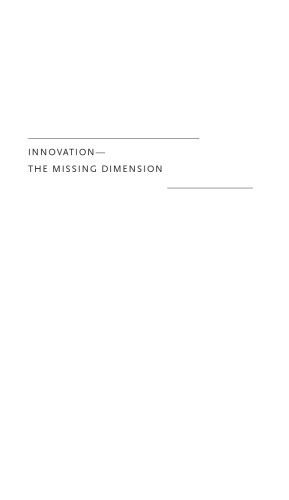 Innovation--The Missing Dimension