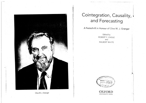 Cointegration, Causality, and Forecasting: A Festschrift in Honour of Clive W.J. Granger