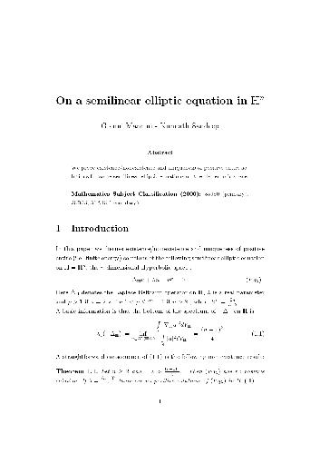 On a semilinear elliptic equation in H^n