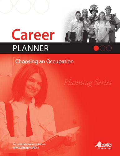 Career Planner: Choosing an Occupation. (Planning Series)