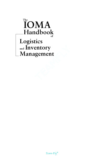 The IOMA Handbook of Logistics and Inventory Management