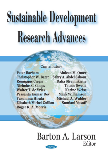 Sustainable Development Research Advances