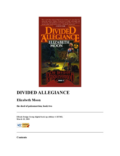 Divided Allegiance Uk (The deed of Paksenarrion)