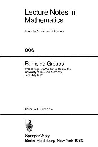 Burnside Groups