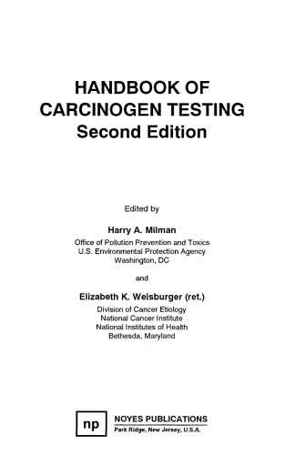 Handbook of Carcinogen Testing