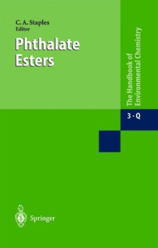 Phthalate Esters (Handbook of Environmental Chemistry)