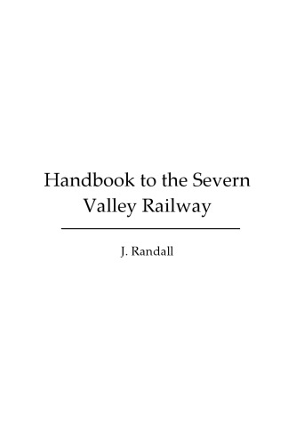 Handbook to the Severn Valley Railway