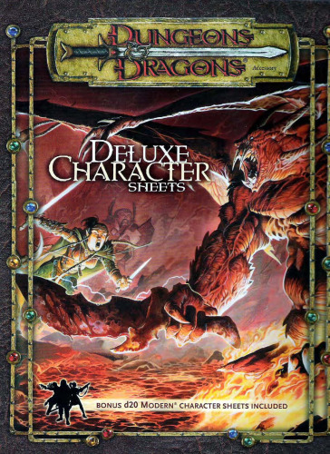 Deluxe Player Character Sheets (Dungeon & Dragons Roleplaying Game: RPG Accessories)