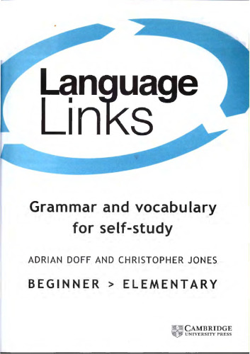 Language Links Pre-intermediate with Answers and Audio CD: Grammar and Vocabulary for Reference and Self-Study