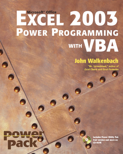 Excel 2003 Power Programming with VBA (Excel Power Programming With Vba)