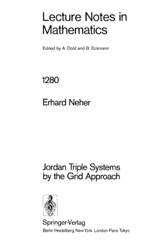 Jordan Triple Systems by the Grid Approach