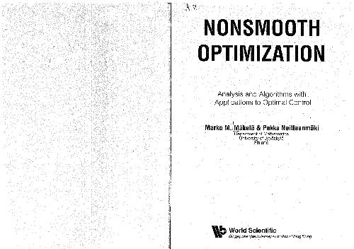 Nonsmooth Optimization