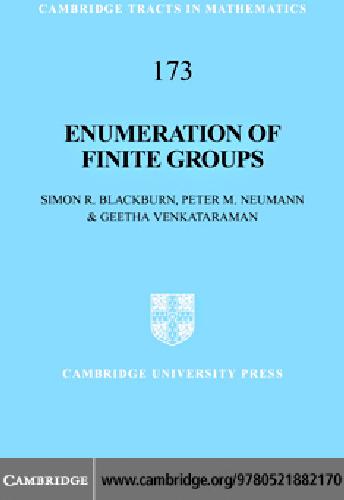 Enumeration of Finite Groups