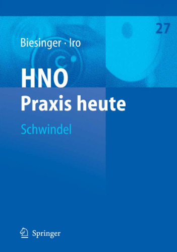 HNO Praxis heute Band 27 - Schwindel