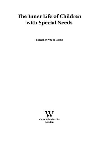 The Inner Life of Children with Special Needs