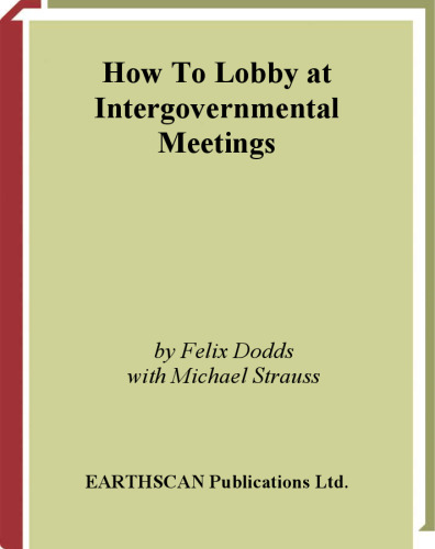 How to Lobby at Intergovernmental Meetings