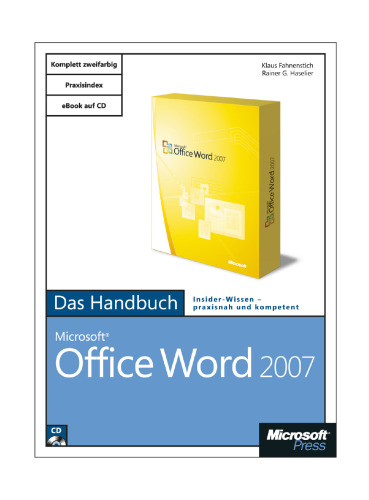 Microsoft Office Word 2007 - Das Handbuch  GERMAN 