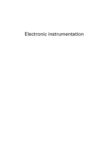 Electronic Instrumentation