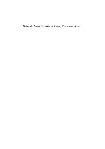 Network-Aware Security for Group Communications