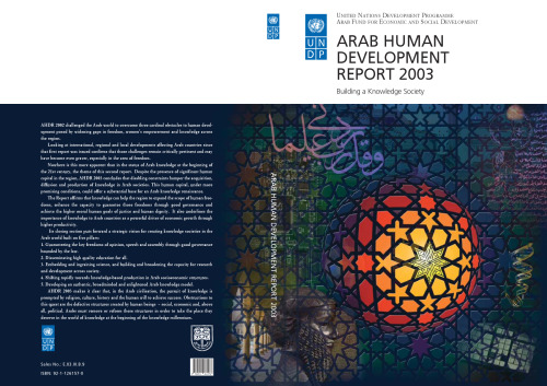 Arab Human Development Report 2003: Building a Knowledge Society