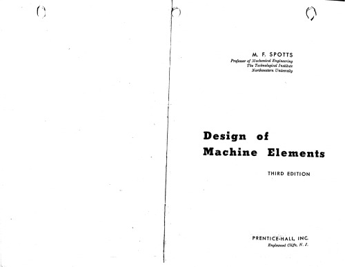 Design of machine elements