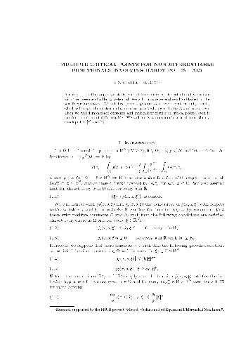 Multiple critical points for nondifferentiable functionals involving Hardy potentials