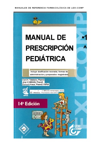 Manual de prescripción pediátrica. 14 ed