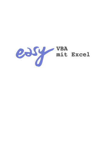 VBA mit Excel Easy